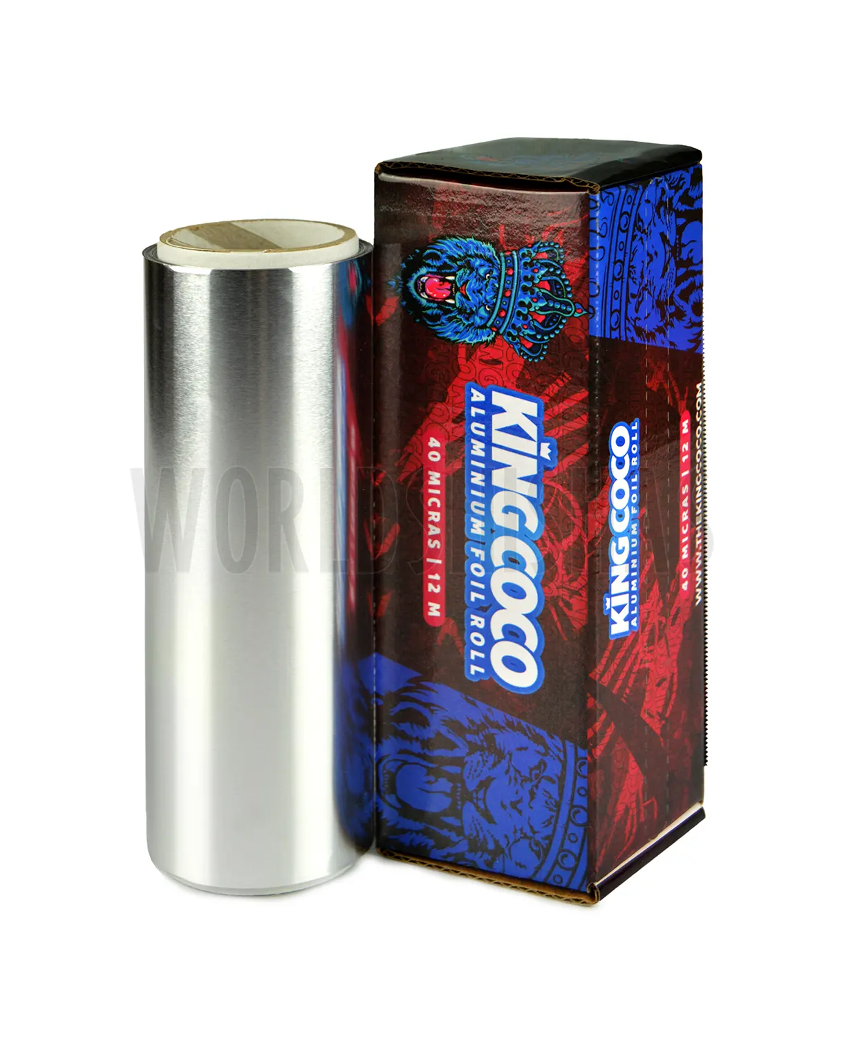 ROLLO PAPEL DE ALUMINIO KING COCO 40 MICRAS 12M