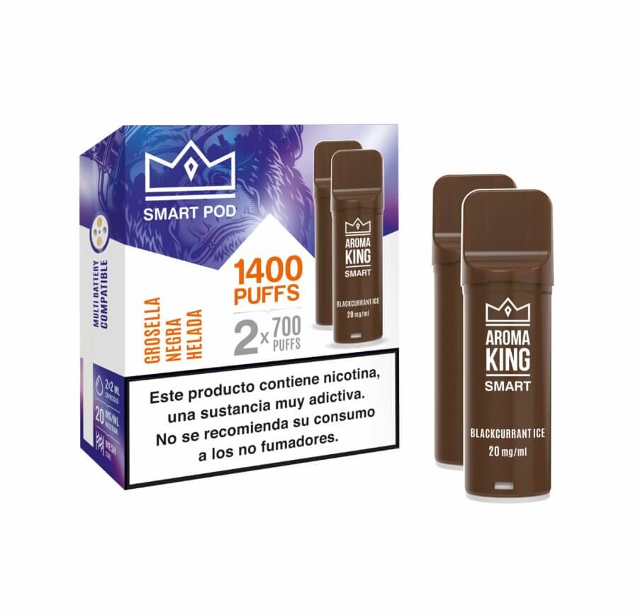 CÁPSULAS AROMA KING SMART BLACKCURRANT ICE