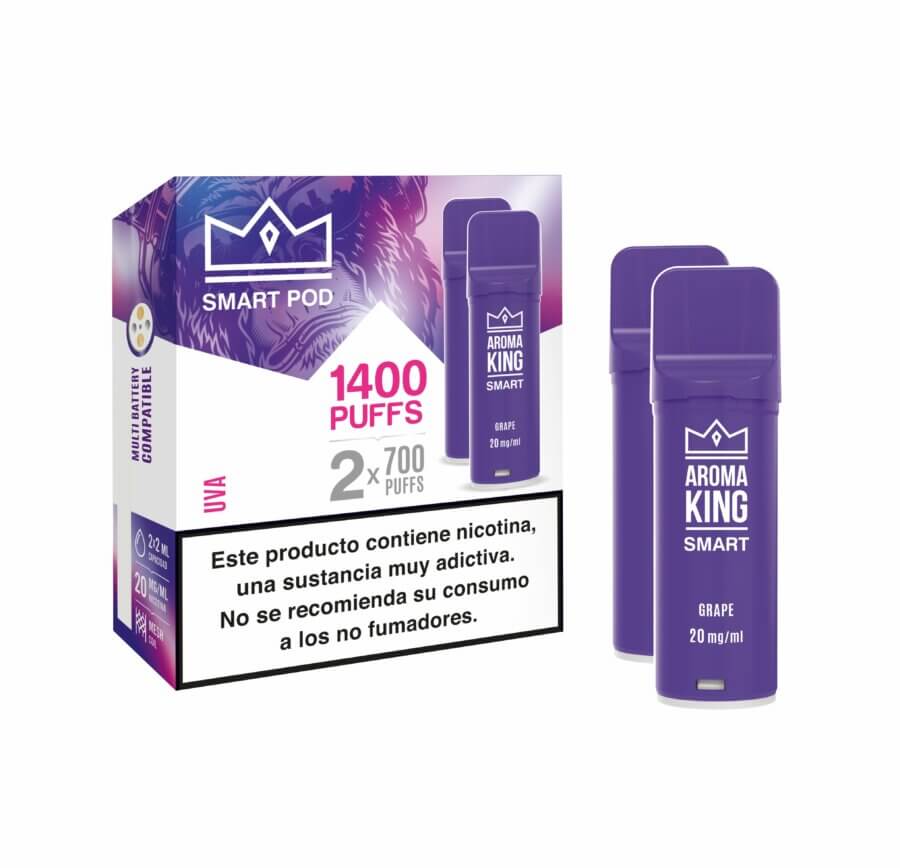 CÁPSULAS AROMA KING SMART GRAPE