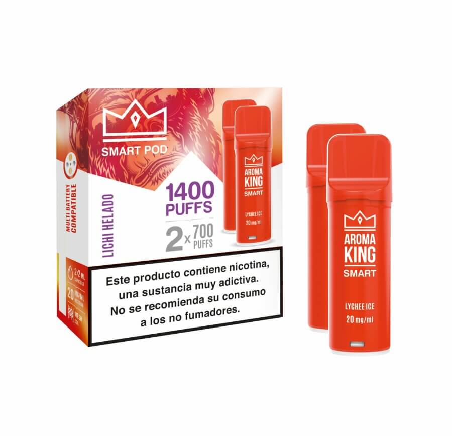 CÁPSULAS AROMA KING SMART LYCHEE ICE
