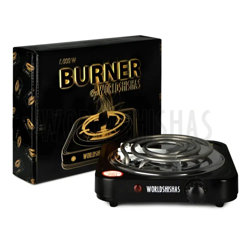 HORNILLO ELÉCTRICO WORLDSHISHAS BLACK 1000W