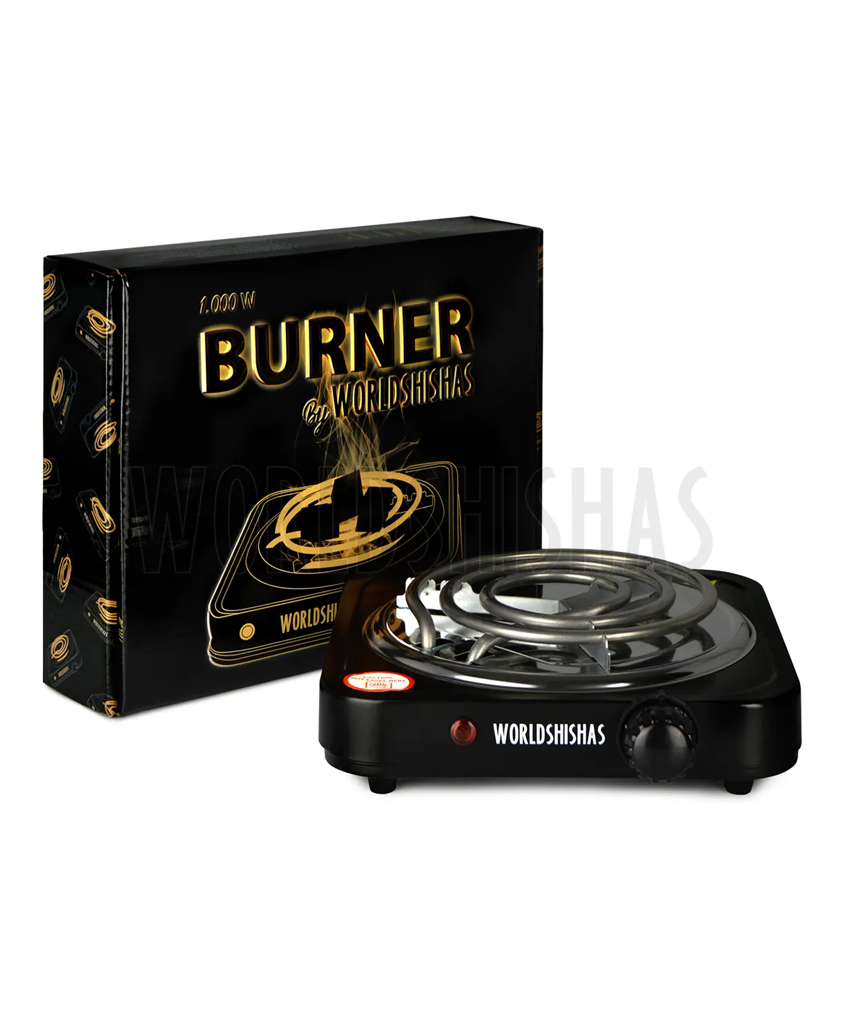 HORNILLO ELÉCTRICO WORLDSHISHAS BLACK 1000W