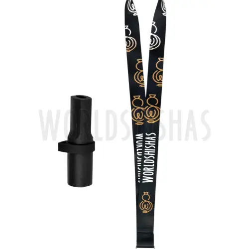LANYARD WS BLACK GRADIENT+ BOQUILLA SILICONA