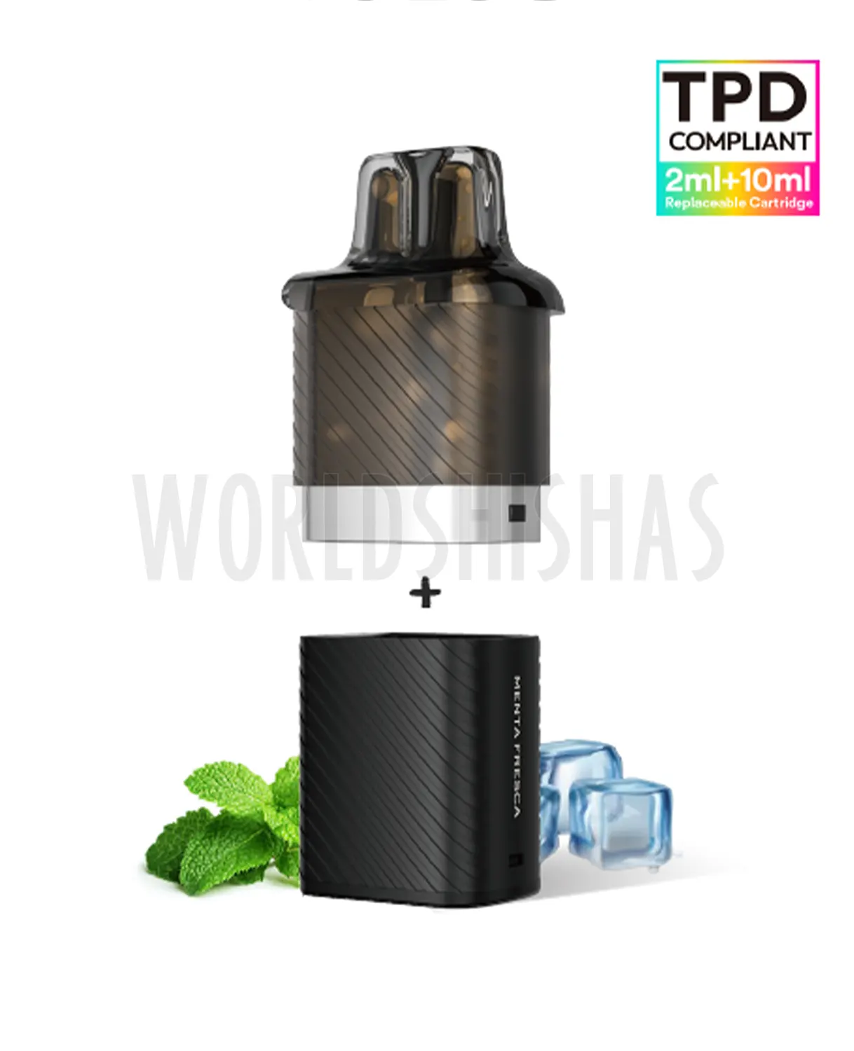 vozol-pack-recarga-vista-plug-capsula-pod-2ml-recipiente-10ml-20mg-ml-nicotina-menta-fresca copia