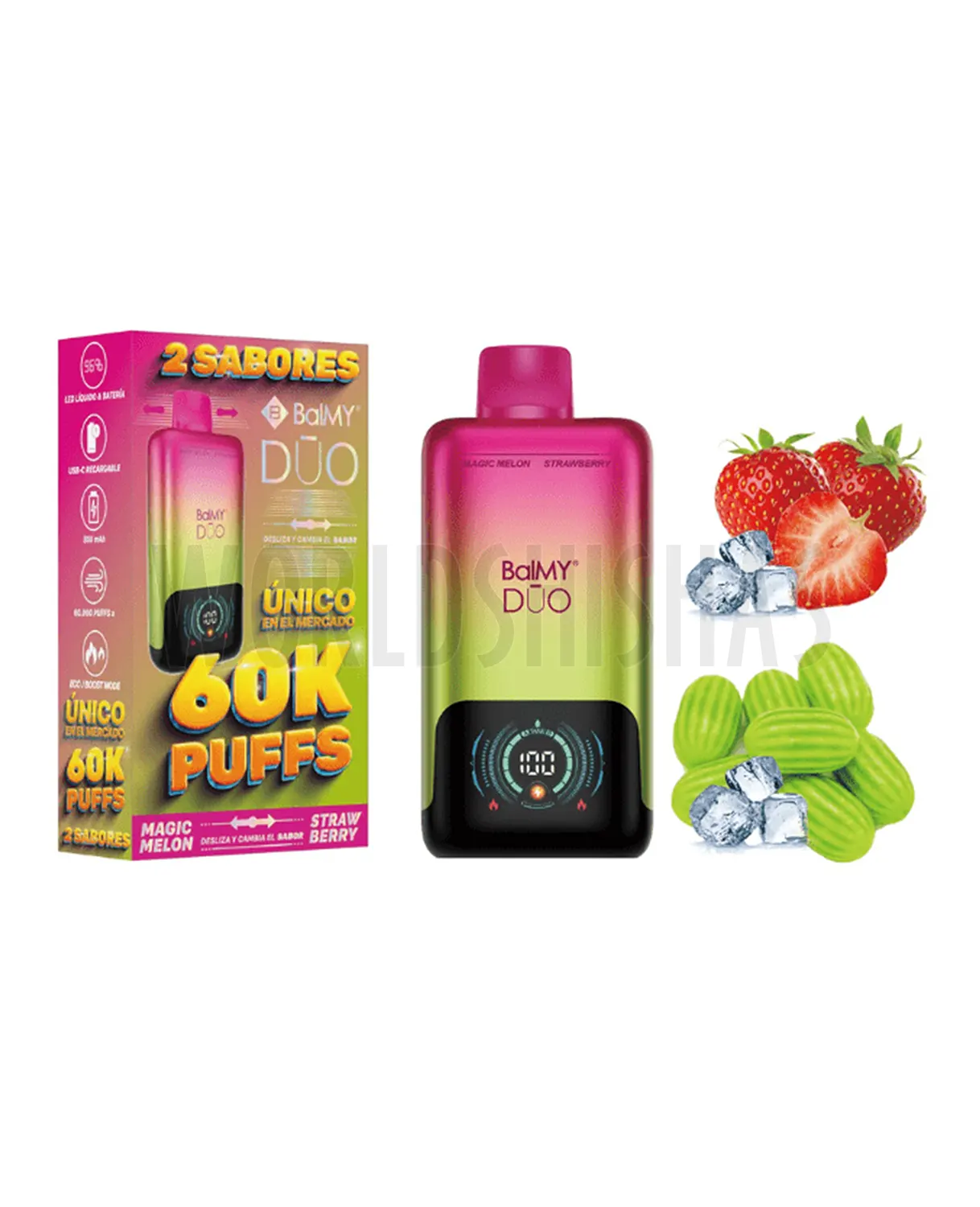pod-desechable-balmy-duo-60k-puffs-0mg-nicotine-fresa-magic-melon copia