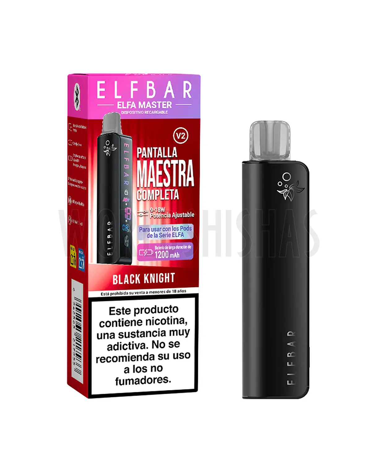 vaper-elfbar-elfa-master-black-knight copia
